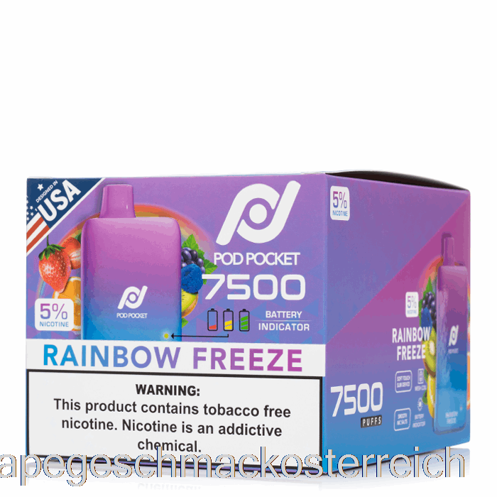[10er-Pack] Pod Pocket 7500 Einweg-Vape-Geschmack